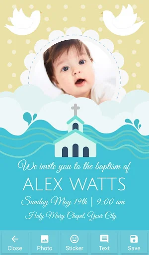 Baptism Invitations