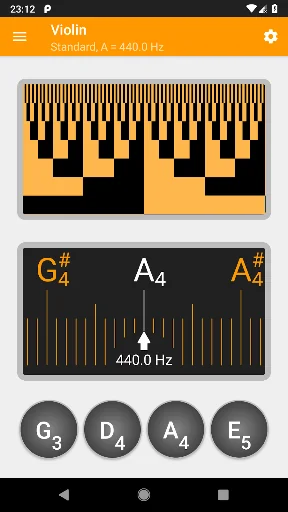 Guitar Tuner, Violin: Tuneo screenshot 2