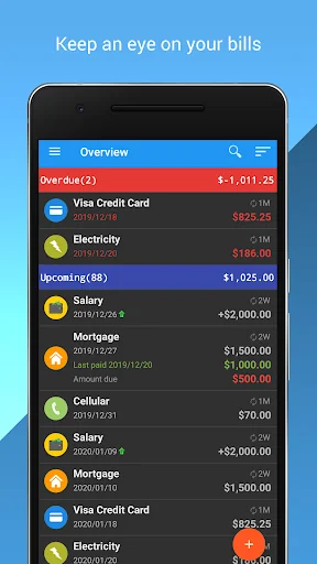 Easy Bills Reminder screenshot 2