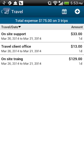 Travel Expense screenshot 2