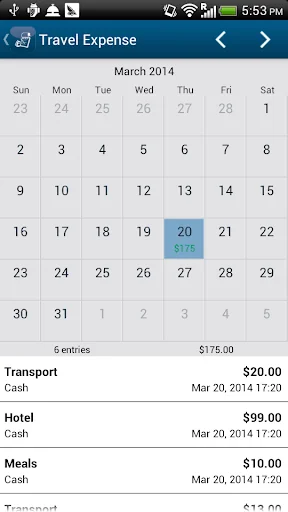 Travel Expense screenshot 3