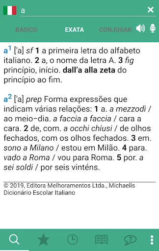 Michaelis Escolar Italiano