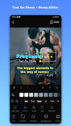 Text On Photo Editor -Add Text screenshot 1