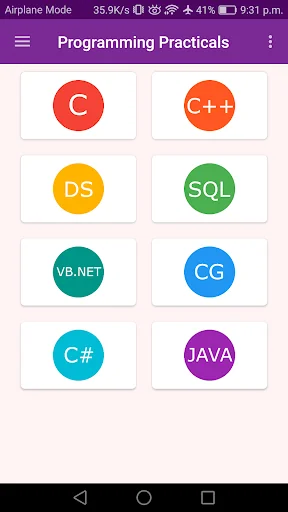 Programming Practicals