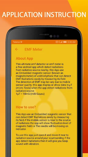 Emf Detector, Emf meter screenshot 4