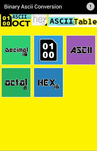 Binary Ascii Conversion