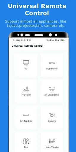 Universal Remote | TV, Fan, AC