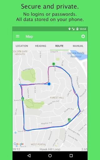 Walkmeter Walking & Hiking GPS screenshot 3