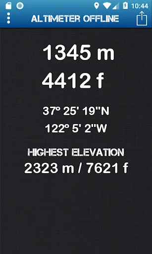 Altimeter Offline screenshot 1