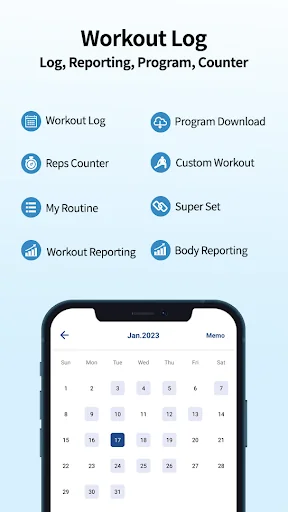Workout - Log, Report, Program