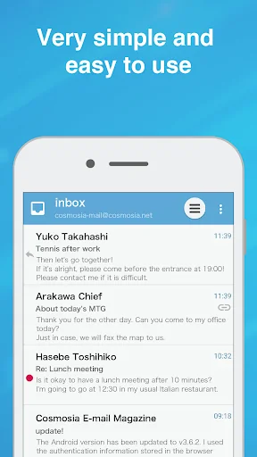 App for Gmail SMS etc：CosmoSia screenshot 4