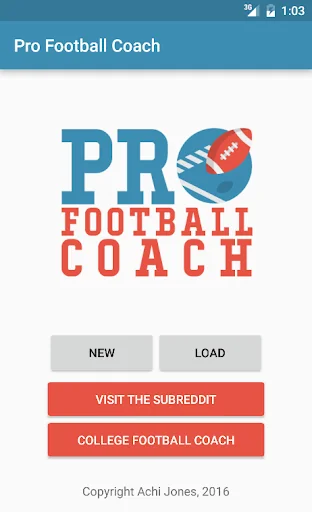 Pro Football Coach screenshot 1