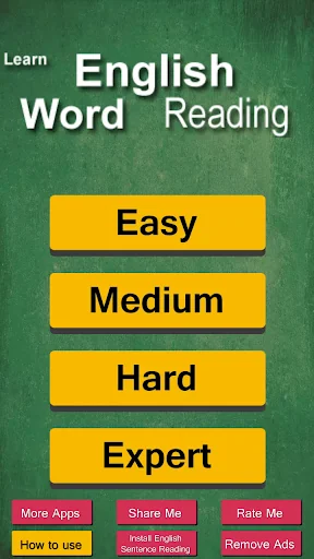 Learn English Word Reading