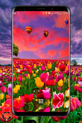 Flower Fields Live Wallpaper screenshot 3