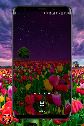 Flower Fields Live Wallpaper screenshot 4