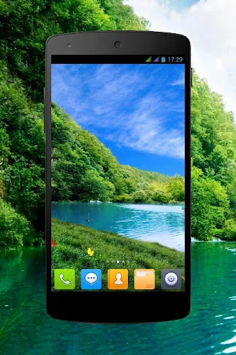 Forest Waterfall Wallpaper screenshot 3