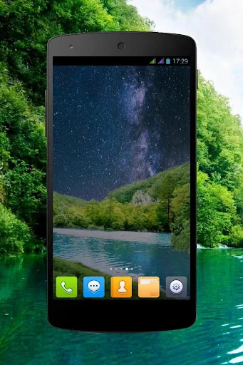 Forest Waterfall Wallpaper screenshot 4