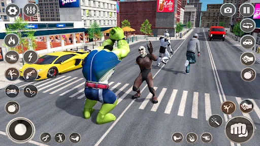 Black Monster Hero City Battle