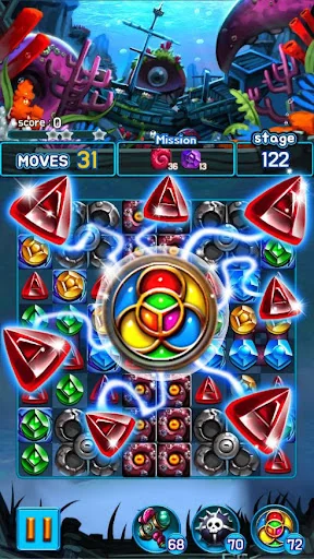 Jewel Kraken: Match 3 Blast screenshot 4