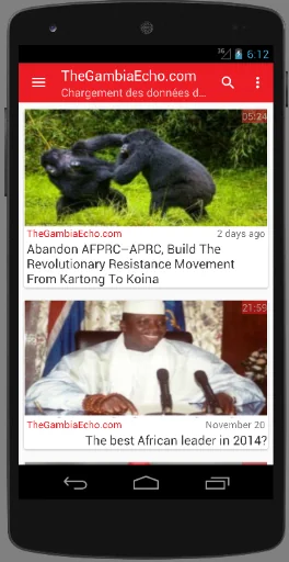 Actu Gambia , News Afriqua
