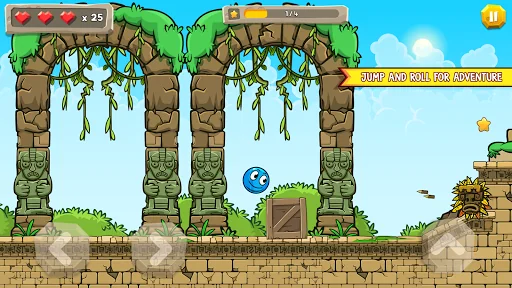 Blue Ball 11: Bounce Adventure screenshot 1