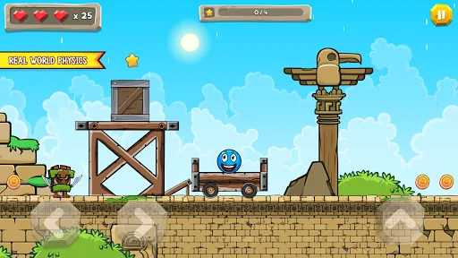 Blue Ball 11: Bounce Adventure screenshot 2