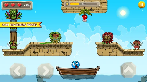 Blue Ball 11: Bounce Adventure screenshot 4