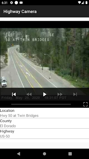 California Road Report screenshot 2