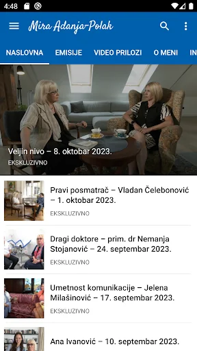 Mira Adanja-Polak ekskluzivno