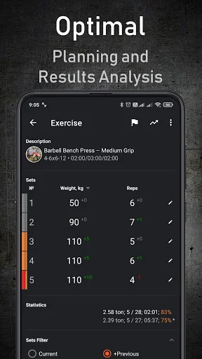 GymUp PRO - workout notebook screenshot 2
