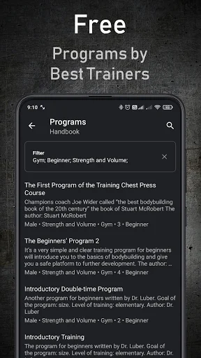 GymUp PRO - workout notebook screenshot 4