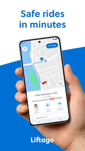 Liftago: Travel safely