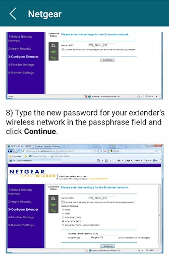 wifi range extender setupguide screenshot 1