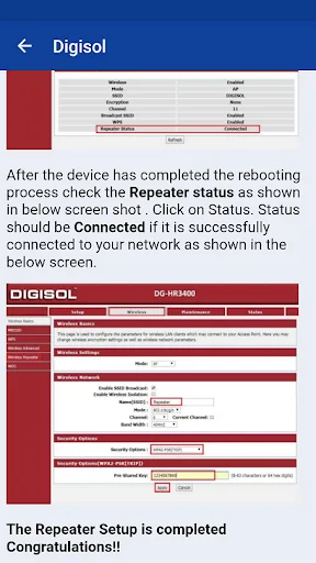 wifi repeater setup guide screenshot 4