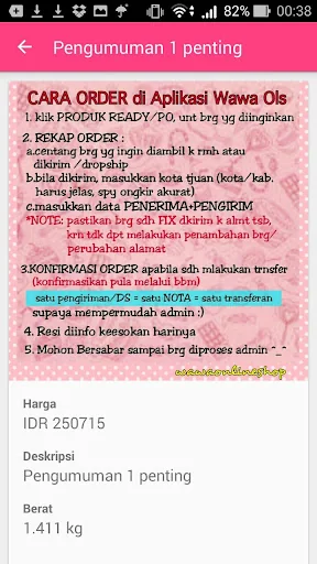 WAWA Online Shop screenshot 1