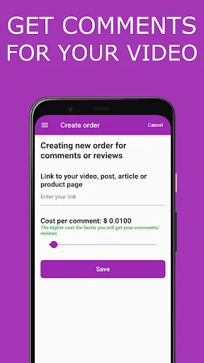Get Real Subscribers, Comments screenshot 1