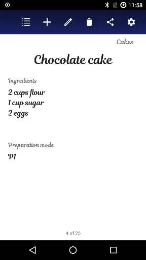 My Cookbook screenshot 2