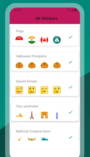 Stickers App
