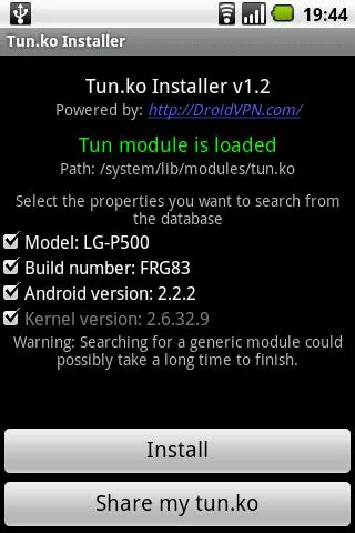 TUN.ko Installer