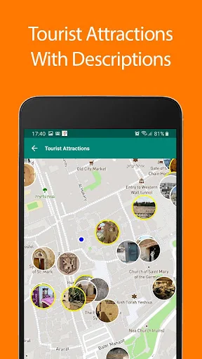 Jerusalem Offline Map and Trav