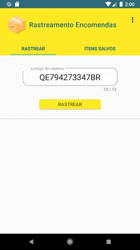 Rastreamento - Encomendas screenshot 1
