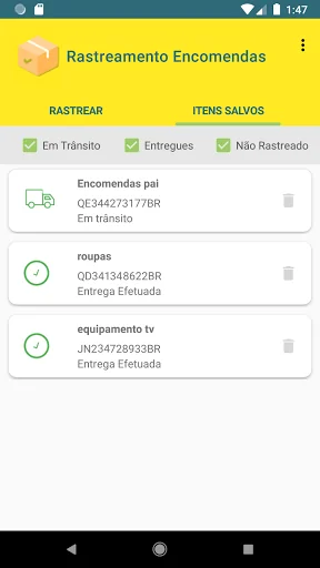Rastreamento - Encomendas screenshot 2