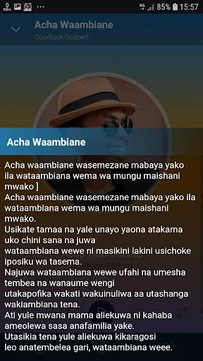 Goodluck Gozbert songs lyrics