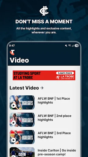 Carlton Official App screenshot 2