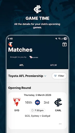 Carlton Official App screenshot 4