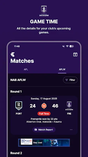 Fremantle Dockers Official App screenshot 4
