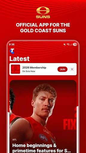 Gold Coast SUNS Official App