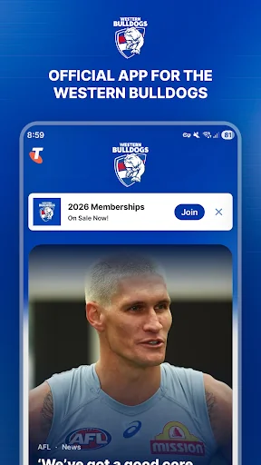 Western Bulldogs Official App screenshot 1