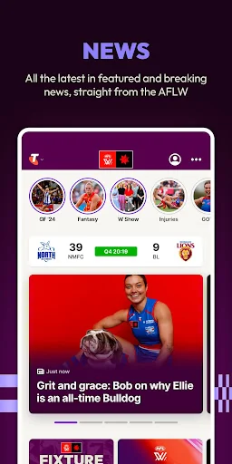 AFLW Official App screenshot 2