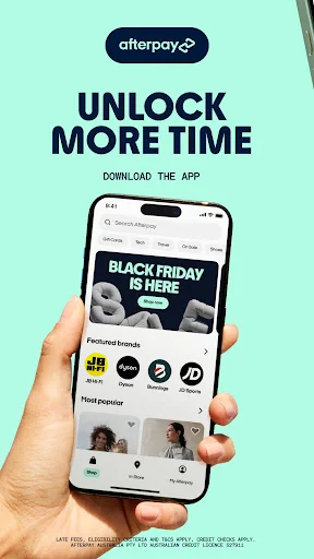 Afterpay. Buy now, pay it in 4